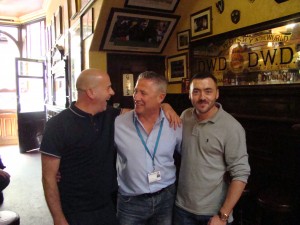 The Palace Bar with the Boyds, father and son, from Liverpool July 2014